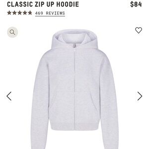 Selling Skims fleece zip up and jogger set